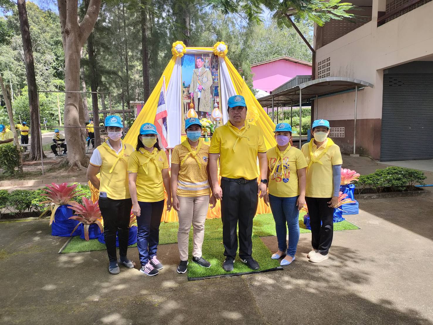 กิจกรรมจิตอาสาพัฒนา บำเพ็ญสาธารณประโยชน์ โรงเรียนบ้านวังช้าง หมู่ที่ 4 ตำบลชุมโค